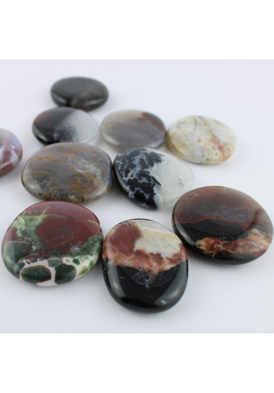 Pierre de palme en Sardonyx Jaspe Onyx Objets de collection de thérapie par les cristaux minéraux-4