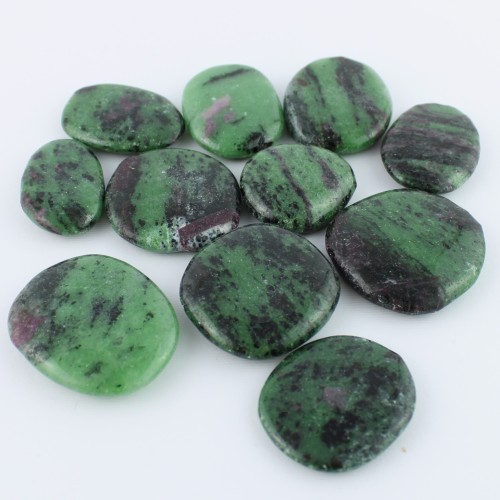 Palmstone RUBINOZOISITE Rubyzoisite Cristalloterapia Qualità Chakra-1