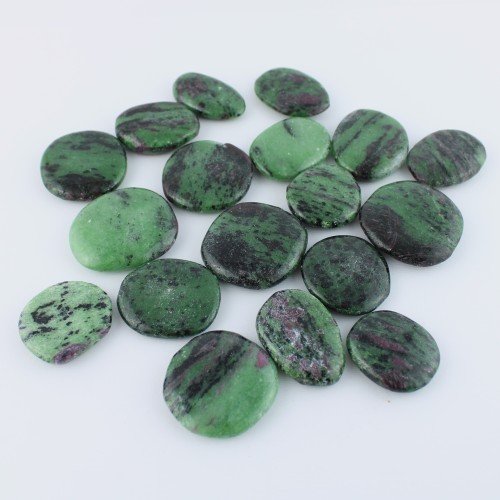 Palmstone RUBINOZOISITE Rubyzoisite Cristalloterapia Qualità Chakra-2