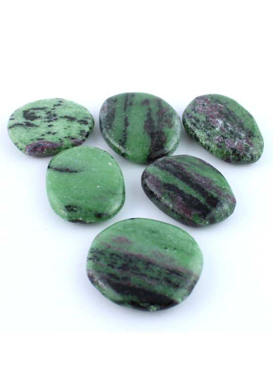 Palmstone RUBINOZOISITE Rubyzoisite Cristalloterapia Qualità Chakra-3