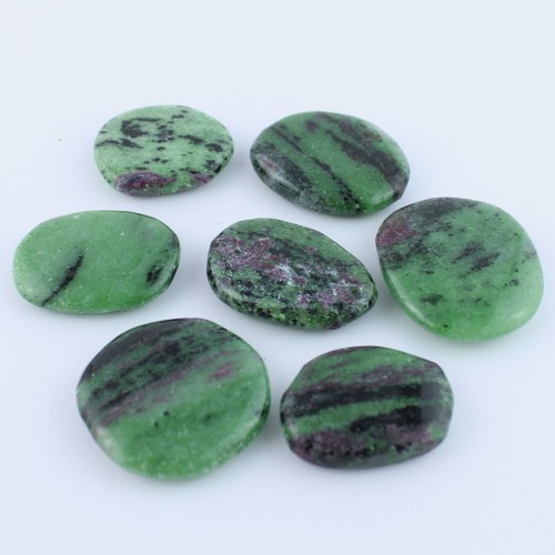 Palmstone RUBINOZOISITE Rubyzoisite Cristalloterapia Qualità Chakra-4