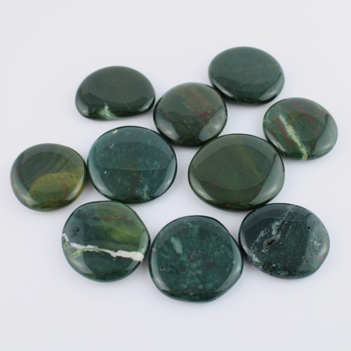 Palmstone in Eliotropio Saponetta Piastra Cristalloterapia Chakra Reiki Minerali-1