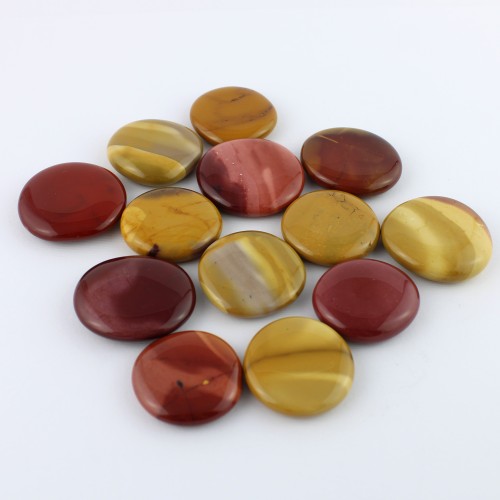 PALMSTONE JASPE Mokaite Dégringolé Massothérapeute Chakra Cristal thérapie Zen-1
