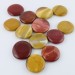 PALMSTONE JASPE Mokaite Dégringolé Massothérapeute Chakra Cristal thérapie Zen-3