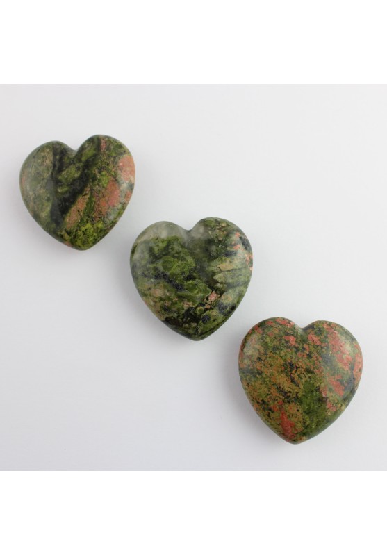 HEART in UNAKITE Tumbled...