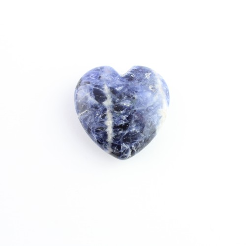 Cœur dans SODALITE Dégringolé BLEU Minéraux Amour Cadeau Chakra saint-Valentin Reiki