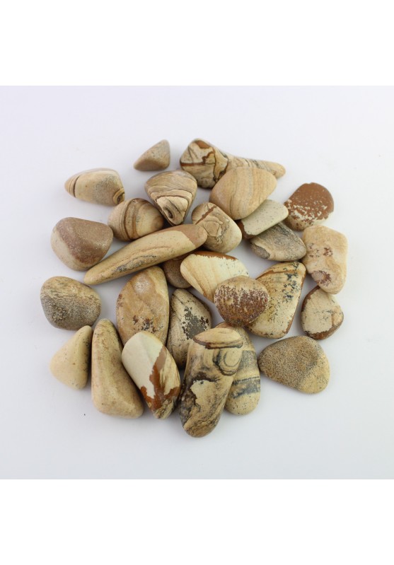 Picture Jasper Tumbled Pietra PAESINA Crystal Gemstone Crystal Healing Gift Idea A+