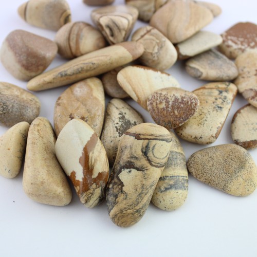 Picture Jasper Tumbled Pietra PAESINA Crystal Gemstone Crystal Healing Gift Idea A+