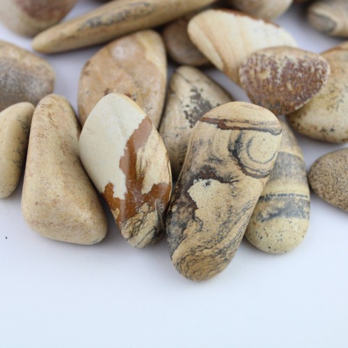 Picture Jasper Tumbled Pietra PAESINA Crystal Gemstone Crystal Healing Gift Idea A+