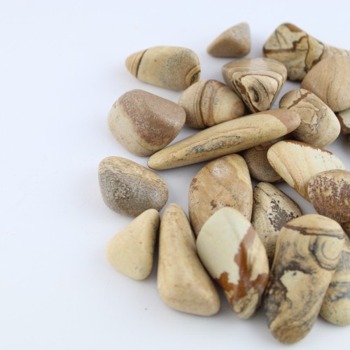 Picture Jasper Tumbled Pietra PAESINA Crystal Gemstone Crystal Healing Gift Idea A+