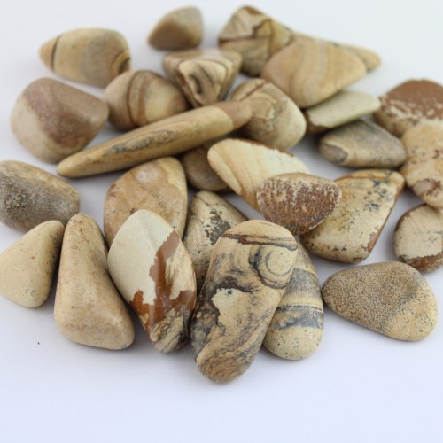 Picture Jasper Tumbled Pietra PAESINA Crystal Gemstone Crystal Healing Gift Idea A+