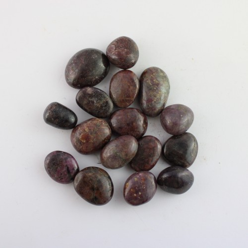 Tumbled Stones RUBY Crystal Healing MINERALS Specimen