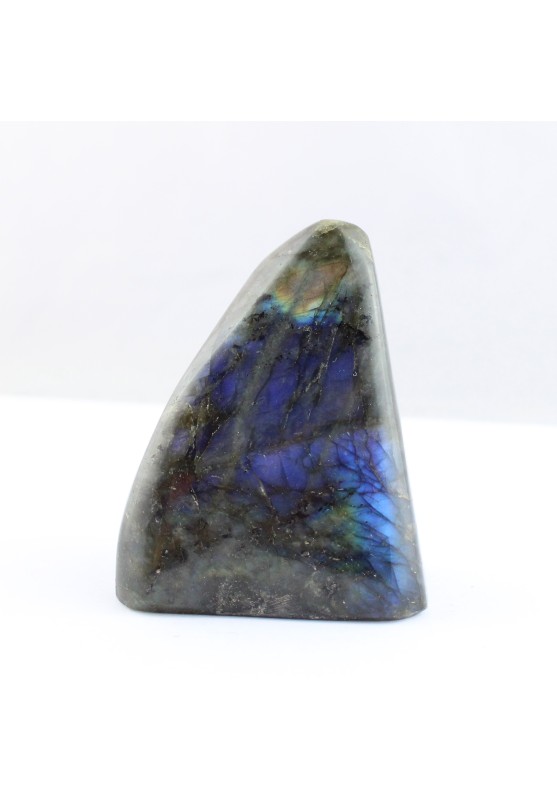 * MINERALI * LABRADORITE Blu e Oro Lucidata Madagascar Collezionismo-1