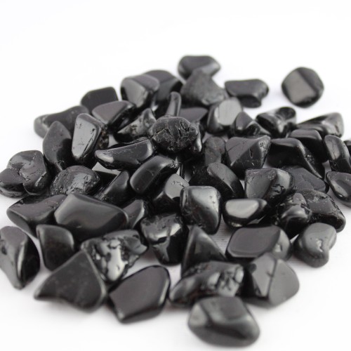 Black TOURMALINE Tumbled Stone Polished Minerals & Specimens Crystal Healing-3