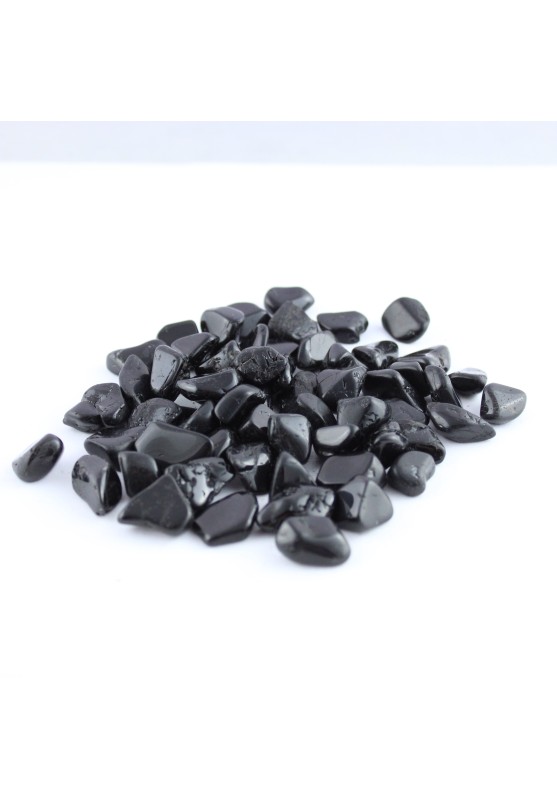 Black TOURMALINE Tumbled Stone Polished Minerals & Specimens Crystal Healing-1