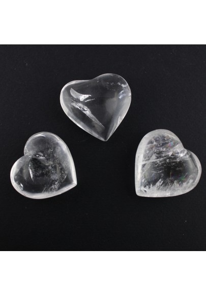 Mineral * HEART Love Hyaline Quartz Pure Polished Specimen Love 24g Chakra-1