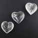 Mineral * HEART Love Hyaline Quartz Pure Polished Specimen Love 24g Chakra-5