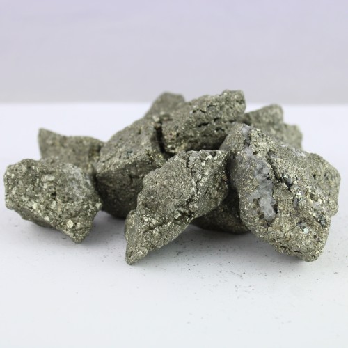MINERALI PIRITE Grezza 50 - 125gr Alta Qualità Collezionismo A+ Cristalloterapia-1