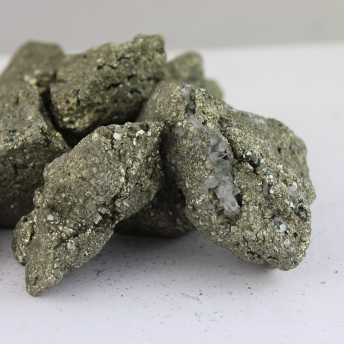 MINERALI PIRITE Grezza 50 - 125gr Alta Qualità Collezionismo A+ Cristalloterapia-2
