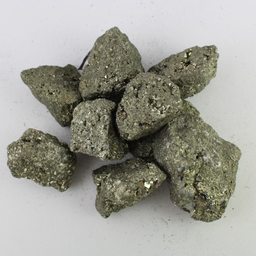MINERALI PIRITE Grezza 50 - 125gr Alta Qualità Collezionismo A+ Cristalloterapia-3