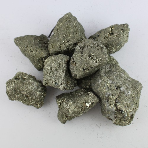 MINERALI PIRITE Grezza 50 - 125gr Alta Qualità Collezionismo A+ Cristalloterapia-4