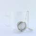 FILTER for Tea and Herbal Tea with HYALINO QUARTZ Obelisk pendant-3