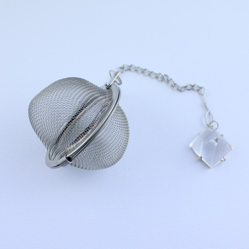 FILTER Tea and Herbal Tea Pot with HYALINO QUARTZ PYRAMID pendant-2