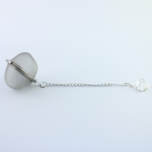 FILTER Tea and Herbal Tea Pot with HYALINO QUARTZ PYRAMID pendant-4