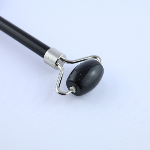 Black Obsidian Roller Massager Chackra Collectibles