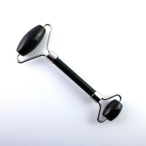 Black Obsidian Roller Massager Chackra Collectibles