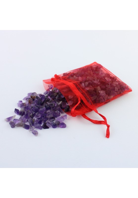 Granuli di AMETISTA 100g Burattato Minerali Cristalloterapia Collezionismo Reiki