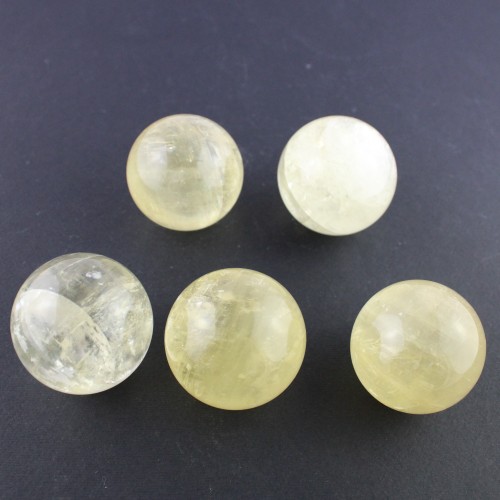MIEL CALCITE Sphère Objets de collection Mobilier de haute qualité +