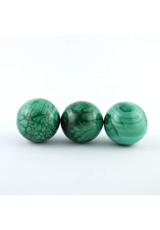 Stunning MALACHITE Sphere Collectables Minerals Crystal Therapy 218 - 226 Gr-1