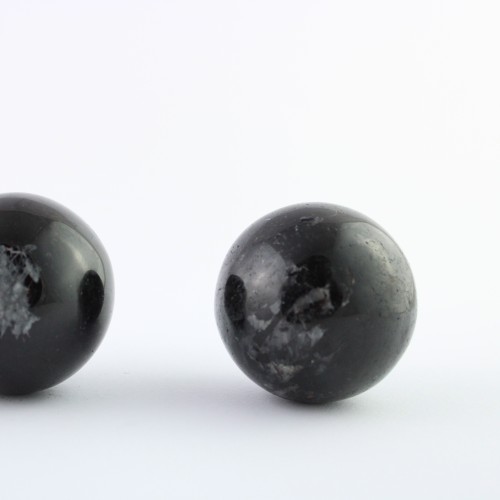Sphère TOURMALINE NOIRE 230 - 252 Gr Minéraux Objets de Collection Zen A+