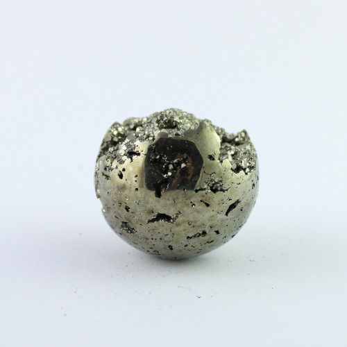 * MINERALS * Pyrite Sphere 180 Gr 46 mm Collectibles Stones Crystals
