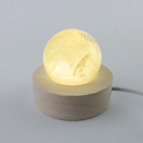 MIEL CALCITE Sphère Objets de collection Mobilier de haute qualité +