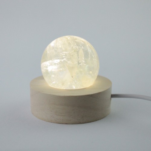 MIEL CALCITE Sphère Objets de collection Mobilier de haute qualité +