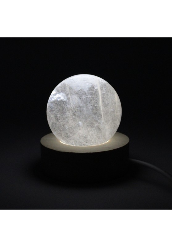 Excellente SPHÈRE de Quartz Rutilè 67 mm Crystal Therapy Objets de collection Zen Reiki-5