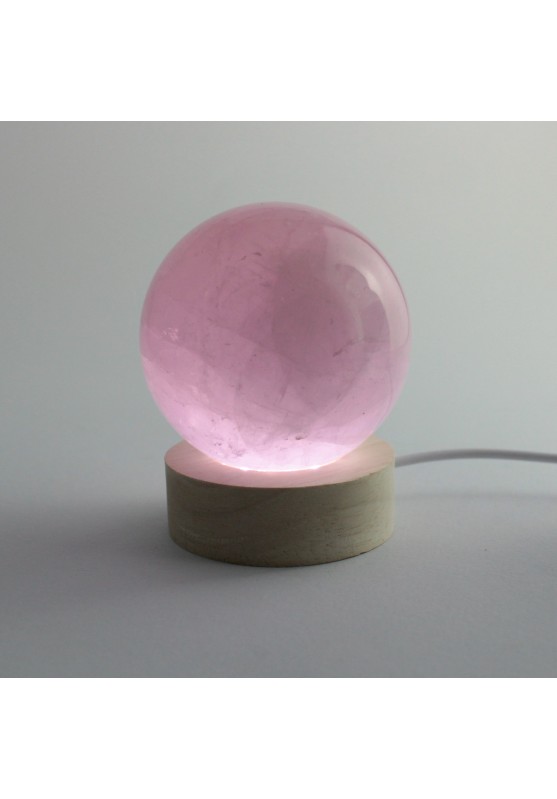 Minerals * Wonderful Sphere Rose QUARTZ 71 mm 494 g High Quality Crystal Healing Specimen-5