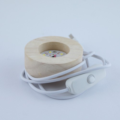 Base lumineuse LED pour meubles et cristaux minéraux, objets de collection-1