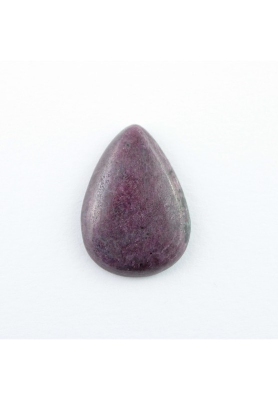 Cabochon goccia Ruby Zoisite Anyolite 2,6x1,9 cm Rubino Burattato Macramè Gioielli Ciondolo