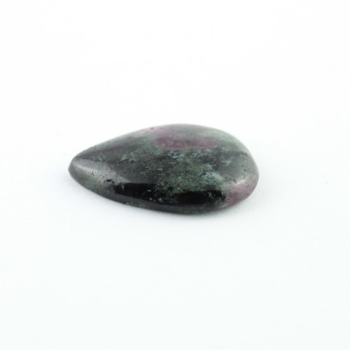 Cabochon goccia Ruby Zoisite Anyolite 24x17 mm Rubino Burattato Macramè Gioielli Ciondolo