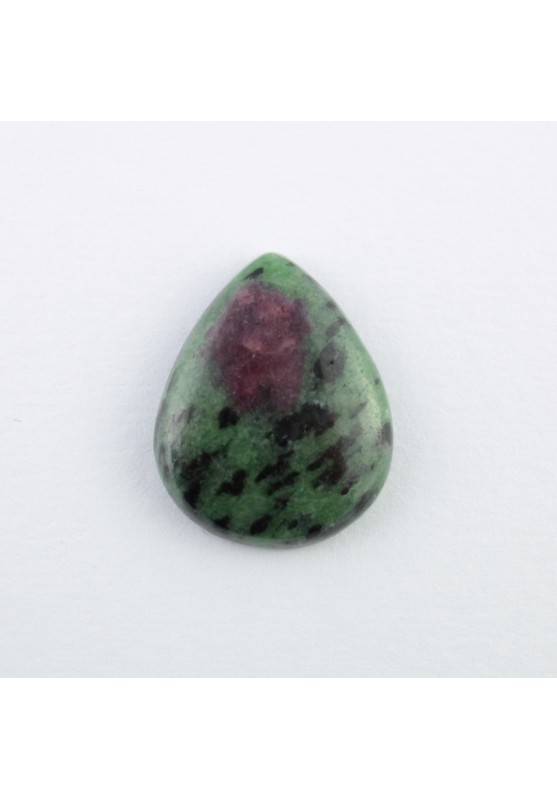 Cabochon Anyolite Ruby Zoisite Rubino GOCCIA 25X20 mmBurattato Macramè Gioielli Ciondolo