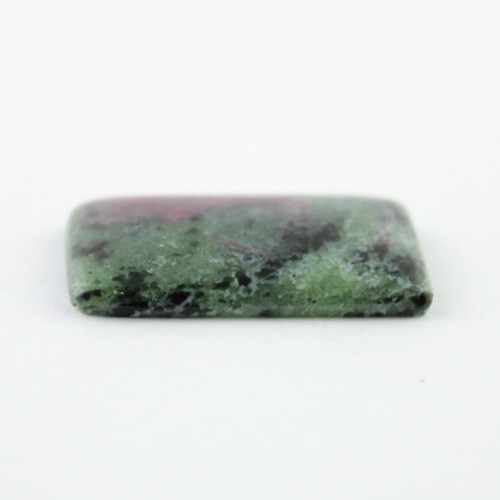 Cabochon Rettangolare Anyolite Ruby Zoisite Rubino 26x14x4 mm Burattato Macramè Gioielli