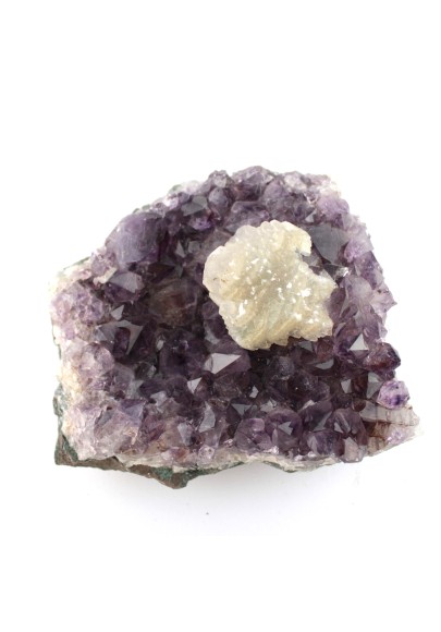 Drusa Amethyst with amorphous formation of calcite 2,5 Kg Brazil Minerals Collectibles-1