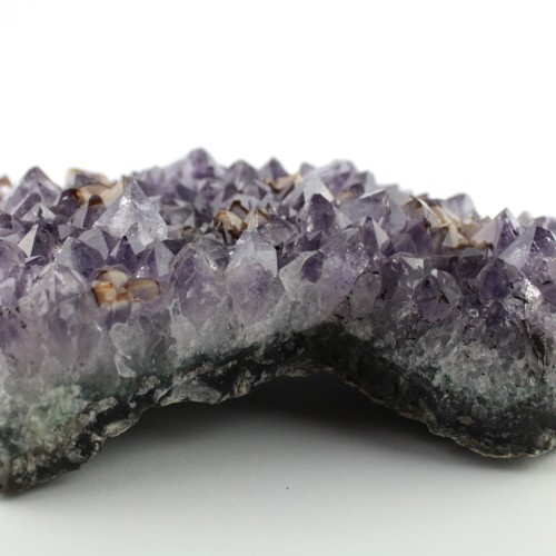 Brazilian Amethyst Drusa with Calcite formations High Quality A+ Collectibles 1Kg A+-2