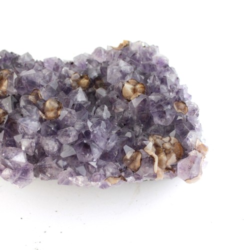 Brazilian Amethyst Drusa with Calcite formations High Quality A+ Collectibles 1Kg A+-3