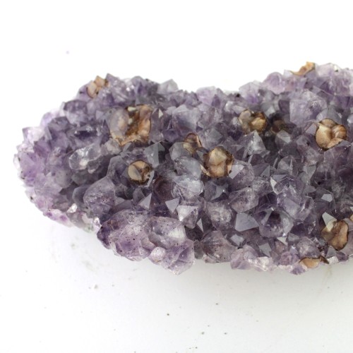 Brazilian Amethyst Drusa with Calcite formations High Quality A+ Collectibles 1Kg A+-4