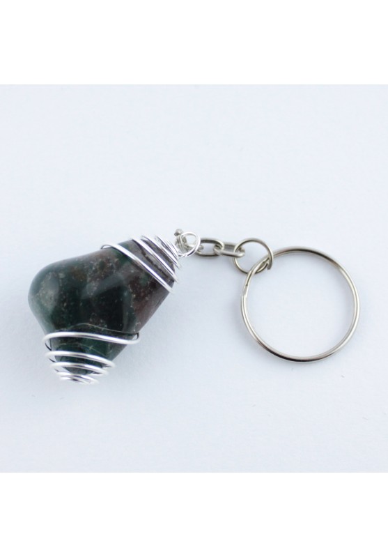 MOSS Agate Keychain Keyring...