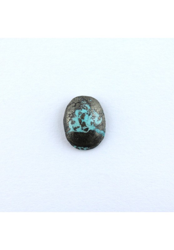 CABOCHON 1.8x1.4cm VRAI TURQUOISE Artisanat Original Bijoux Pierres Cristaux-1